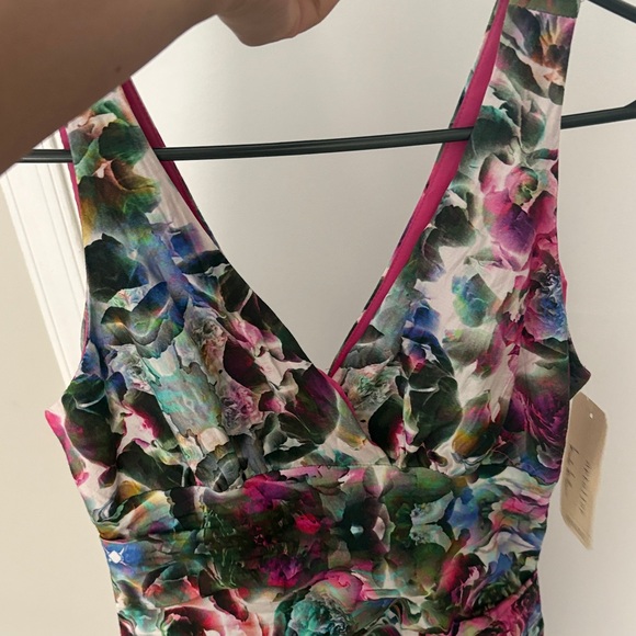 Artelier Nicolle miller Elegant Multicolor Midi Dress - Picture 4 of 7